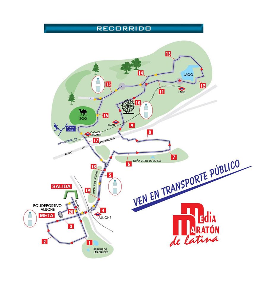 Ya se acerca una de las mejores Medias Maratones de Madrid: <a href="/MMaratonLatina/">Media Maratón de Latina (Madrid)</a> y este es su recorrido: bonito y exigente ¿no te has apuntado?