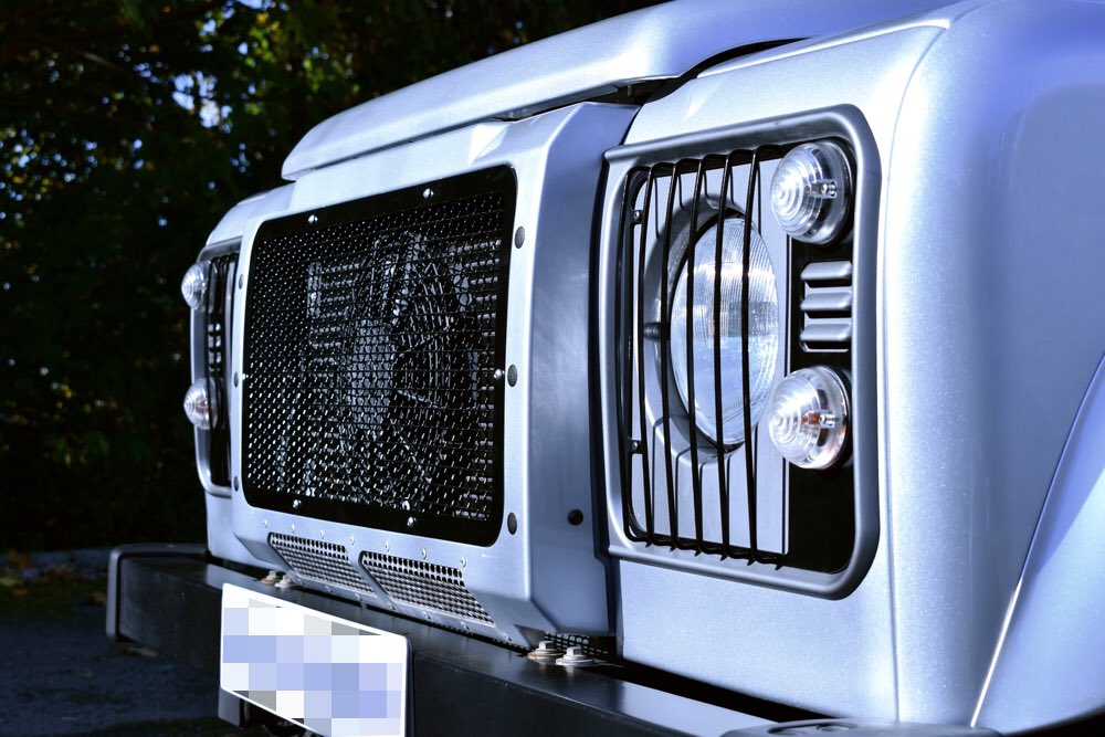 Defenderupgrade's tweet image. Defender stainless steel grill and lamp guards. Great look and will also give you more air flow to intercooler. defenderupgrades.co.uk