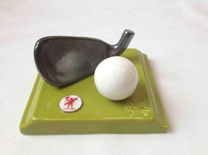 Natail_Europe's tweet photo. [#CADEAU] #Trophee tête de fer en faïence émaillée #personnalisation sur demande ⛳️ Infos sur https://t.co/Xb9YiZ0TOY #golf #madeinFrance https://t.co/4707I2meol