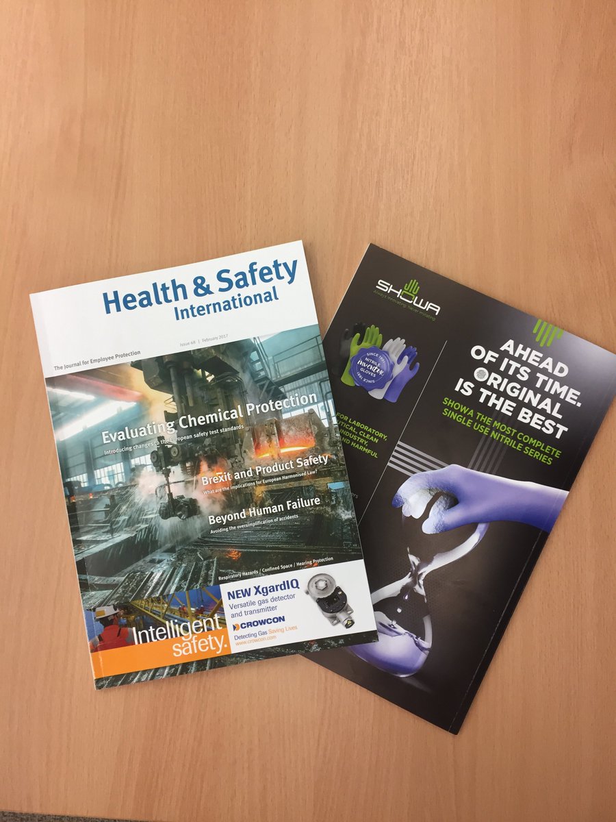 HSIMagazine's tweet image. Our February issue will be landing on your desks soon, looks brilliant as usual... #firstof2017 #PPE #magazine