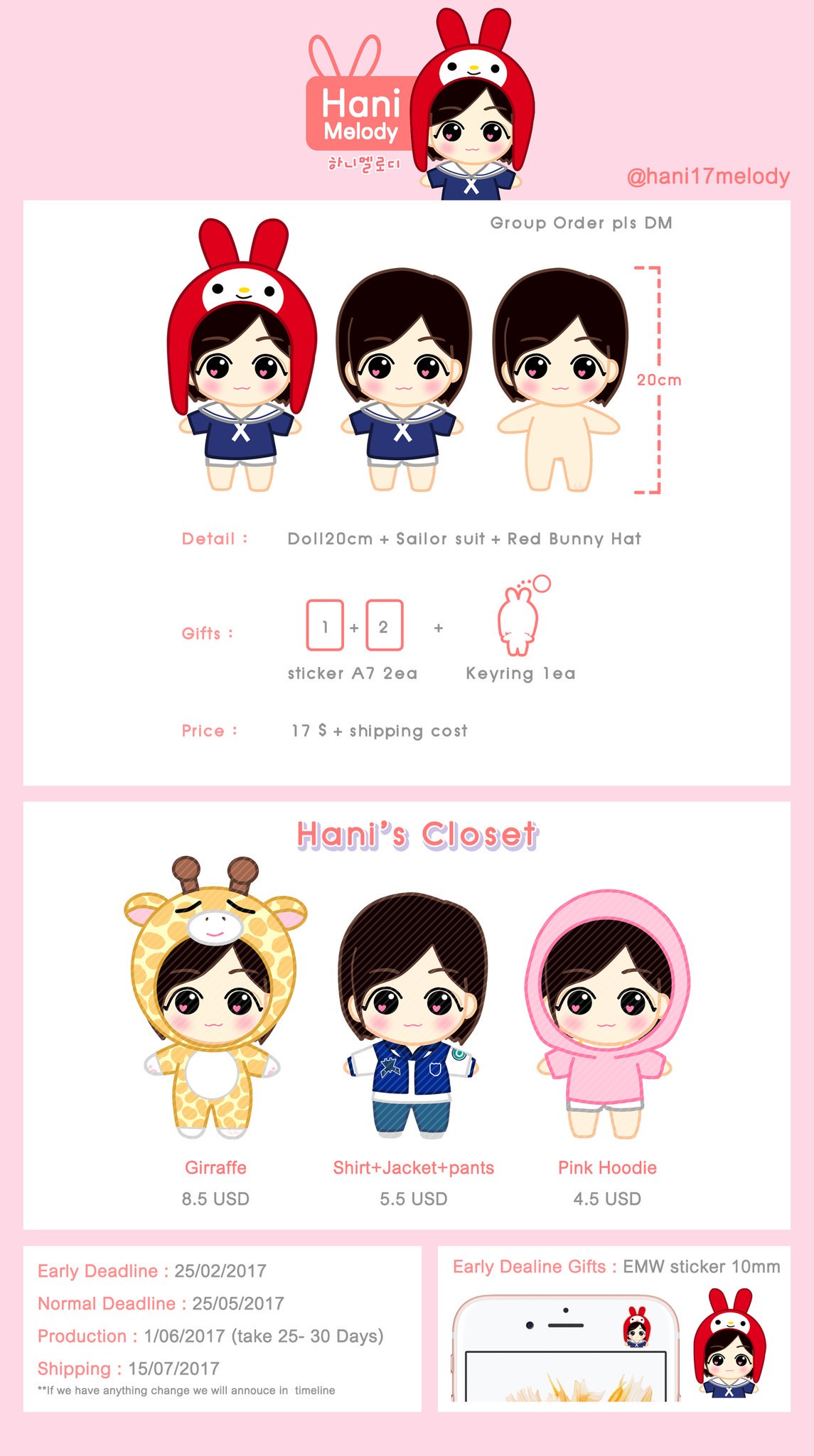 ☆17ies?95line dolls? Hanimelody on X: 
