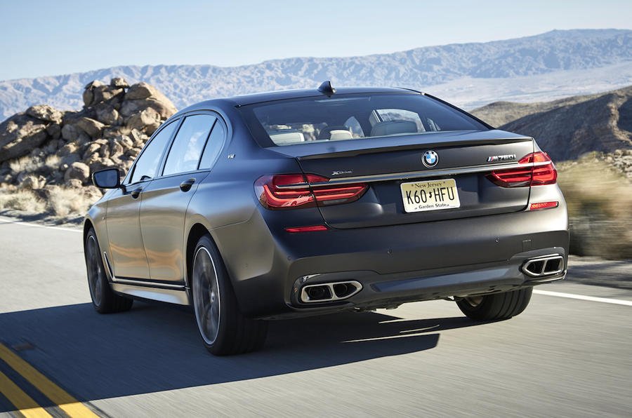 autocar's tweet photo. The 2017 BMW M760Li xDrive is officially the company's fastest car. We get a first taste of the 601bhp V12 brute https://t.co/vC0kerSmoT https://t.co/1HQ6ILNVjr