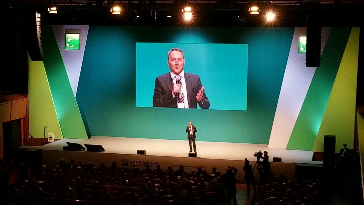 confartigianato's tweet photo. Il Presidente di @Artigiancassa_ #FabioBanti apre i lavori di #NextStepEvolution su risultati e nuovi obiettivi della banca degli #artigiani https://t.co/pknUbYoofU