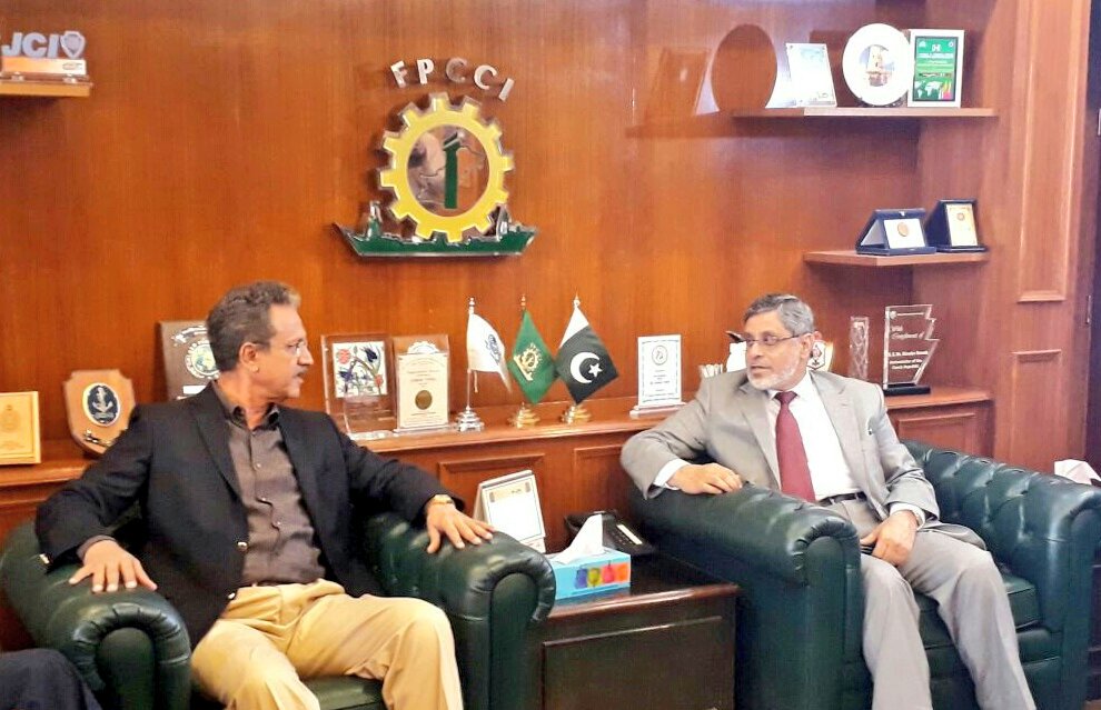 wasimakhtar1955's tweet photo. Meeting with the office bearers of 'Federation of #Pakistan Chamber of Commerce &amp; Industry - @FPCCI https://t.co/vPXTVMrX4d