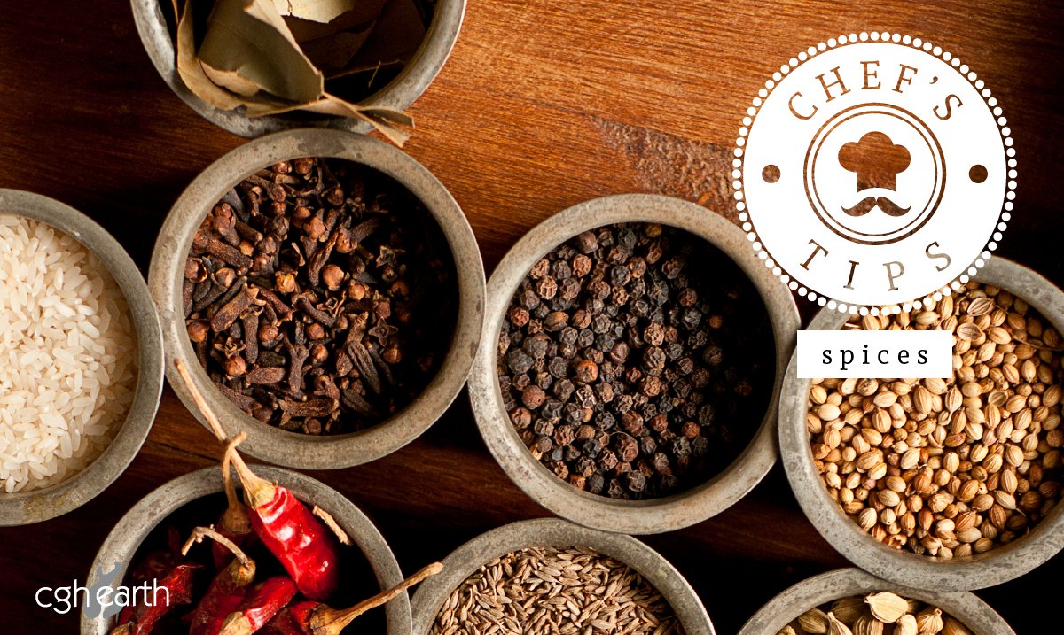 CGH_Earth's tweet image. To keep your spices fresh, do not store them above your stove. Humidity, light and heat can ruin the flavour. #ChefTips #BetterCooking