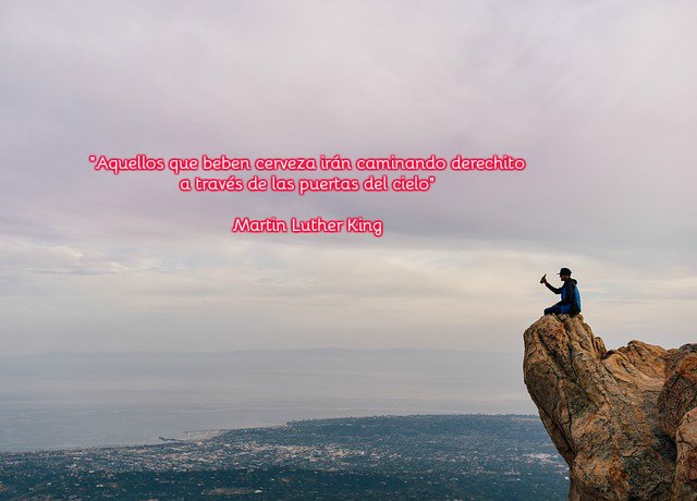 Este Martin Luther King era un sabio en temas #cerveceros ;) #FelizSemana