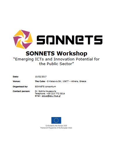 SonnetsProject's tweet photo. In a few days we will be mapping technologies and #societalneeds with our #Sonnets experts, you can't miss it! #Sonnetsworkshop https://t.co/OlOQ5bYRAy