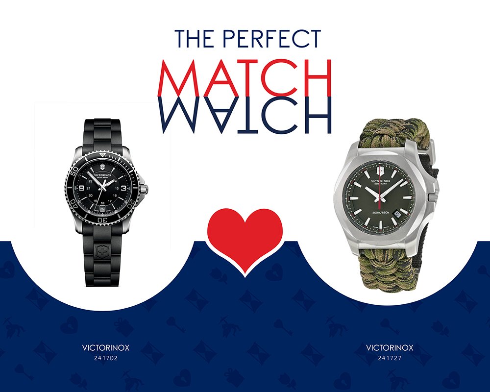 TimeCenterJo's tweet photo. Stay connected and in style with the #Victorinox #ItsTimeForLove https://t.co/nLfbs7jSeg