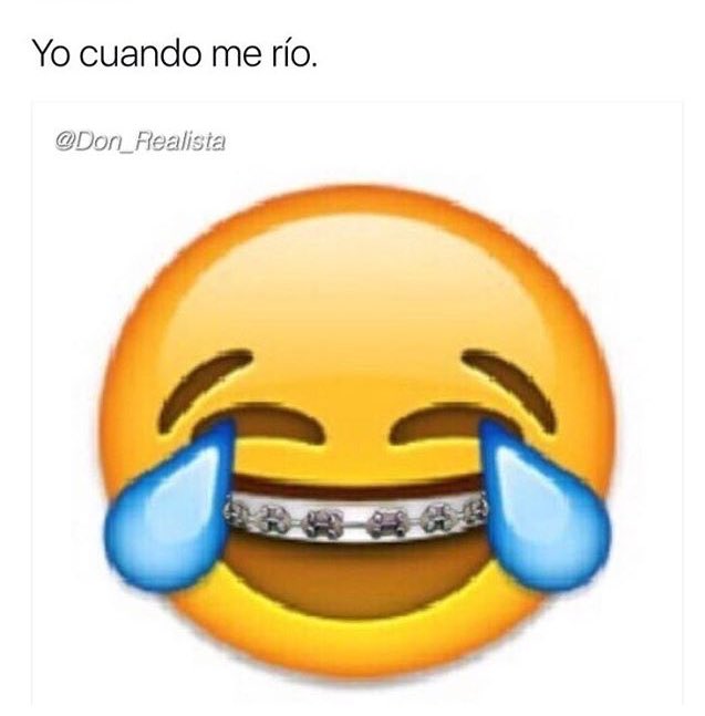 Este emoji me lo pasó una paciente y me dice que es igualito a ella cuando se ríe 😂gracias x alegrarme la mañana del #felizlunes para todos