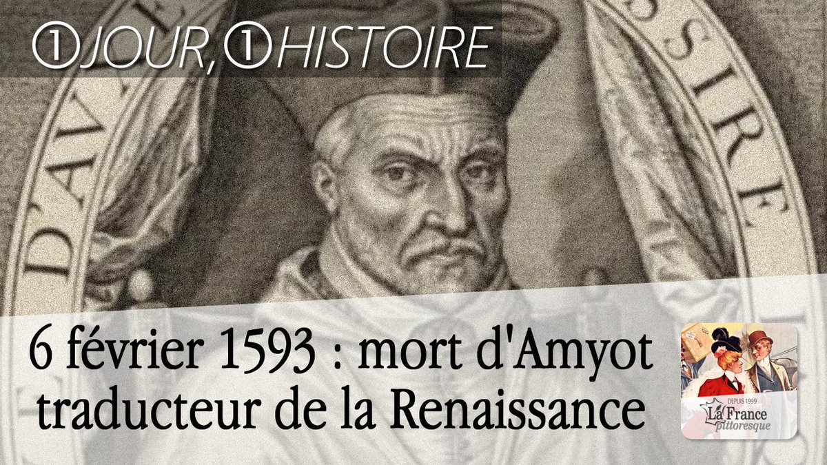 FrPittoresque's tweet photo. #6 Février 1593 : mort d'#Amyot, l’un des #traducteurs les plus renommés de la #Renaissance ► https://t.co/aHBjQzYX5K #Langues #Précepteur https://t.co/SiJNNtXzs8