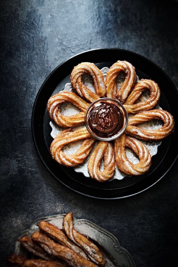 Mini loop churros #photography #churros #chocolate