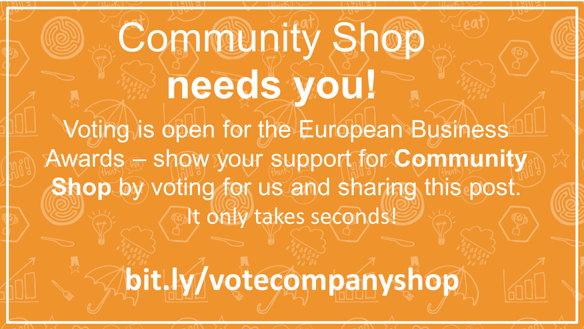 CommunityShops's tweet photo. You can support us by voting here! → https://t.co/zuzaIdecep https://t.co/3Sfitz5xFi