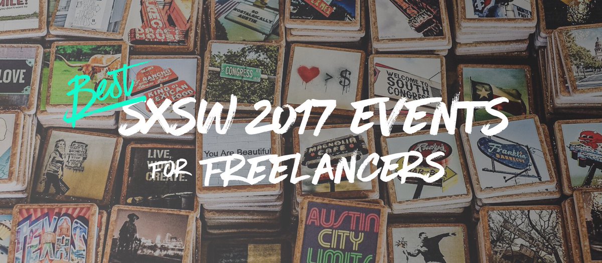 andco's tweet photo. 30% of #SXSW attendees are freelancers. Here are 14 can't-miss events for entrepreneurs &amp; self-employed hustlers: https://t.co/zsGCLFXnJS https://t.co/hP0CFY7Mak