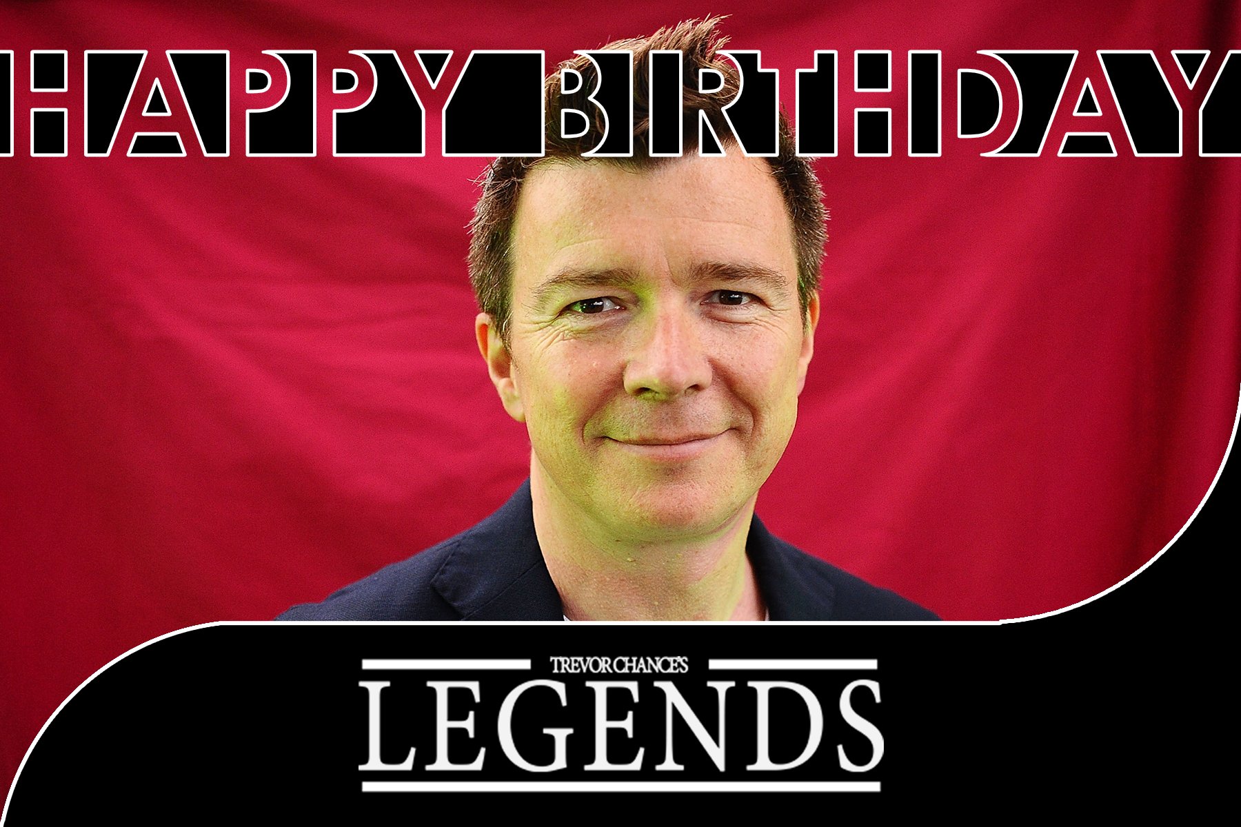 It\s Rick Astley\s 51st birthday today! Happy Birthday, Rick... 