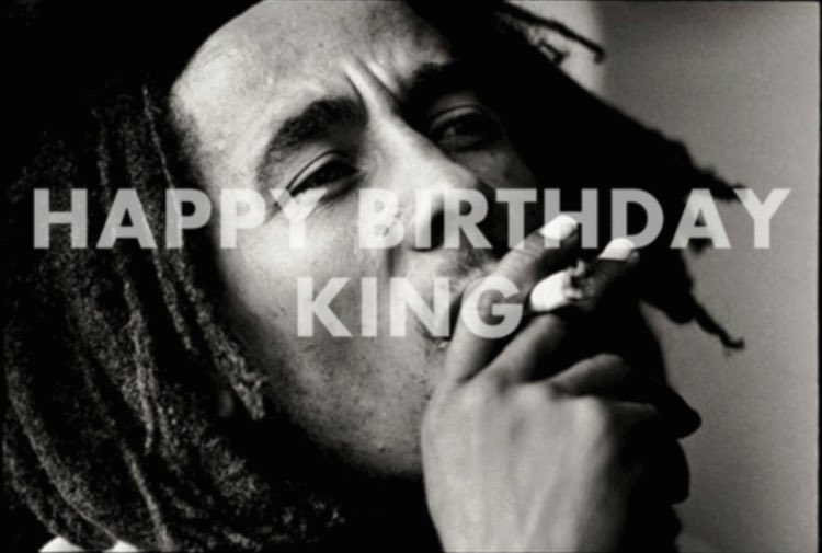 Happy birthday legend Bob Marley!        