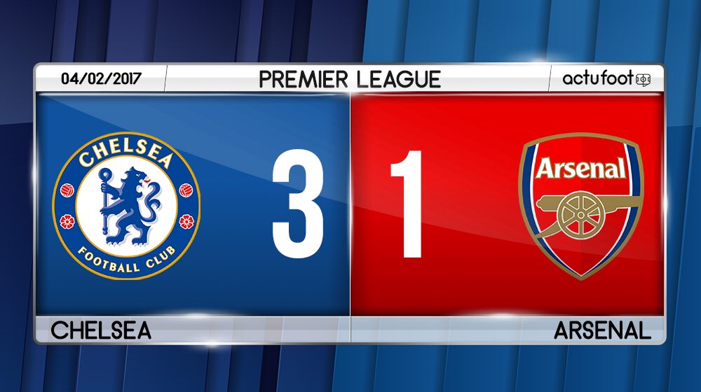 ActuFoot_'s tweet photo. 🕘 TERMINÉ !

Chelsea  3️⃣-1️⃣  Arsenal

Chelsea distance provisoirement ses concurrents de 12 points d'avance. https://t.co/sPVXIilvY5