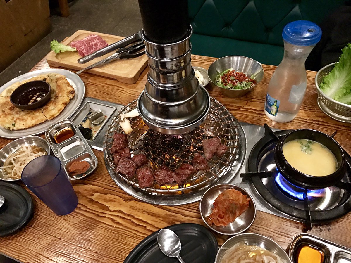 _stephxsteph's tweet photo. Feeling the vibes of the fun and authentic Korean BBQ discovery last night in K-town! #nycfoodie #JongroBBQ https://t.co/t7LZ8UXHdK