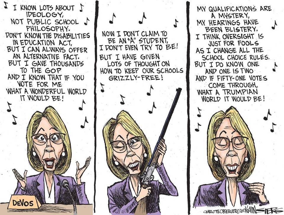 New <a href="/ObserverOpinion/">O-pinion</a> cartoon: The Ballad of #BestyDeVos with apologies to Sam Cooke: charlotteobserver.com/opinion/editor…