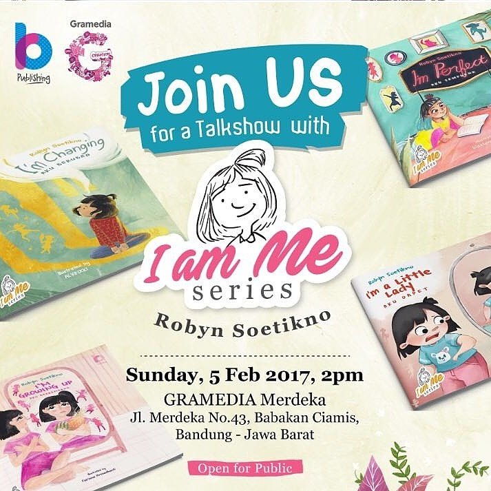 penerbitrakbuku's tweet photo. Besok jangan sampe gak dateng ke acara kita di Gramedia Bandung, ya! #iammeseries https://t.co/HlkNscp0ED