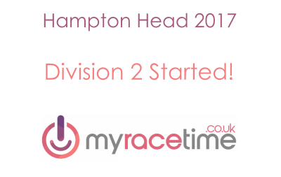 MyRaceTime's tweet image. Hampton 4's and 8's Head 2017 - Division 2 Started! - Results will be available on @MyRaceTime #HamptonHead buff.ly/2kzHeSr