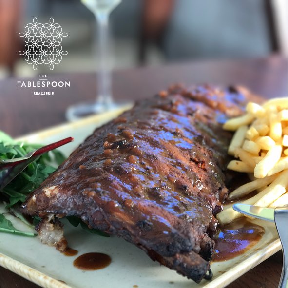 TheTablespoon's tweet photo. Chef is buzzing today and his ribs are off the hook! Call now to book and make sure you taste 'em! Call 01344 873105. Catch ya later https://t.co/hprxw4fw4l