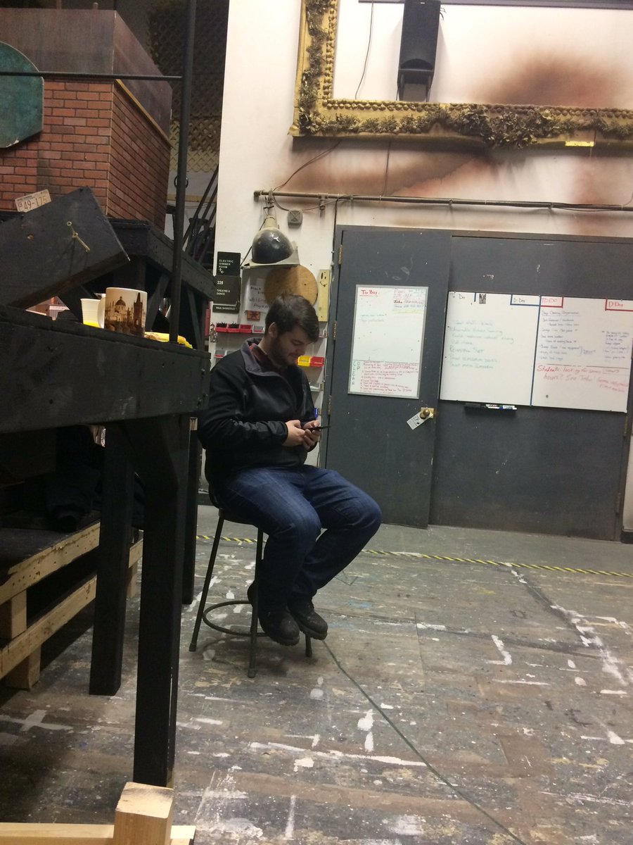 PBrenglaour's tweet photo. Jake donovan. Asleep at the tweet #oneactslive https://t.co/iQO3zRYp2T