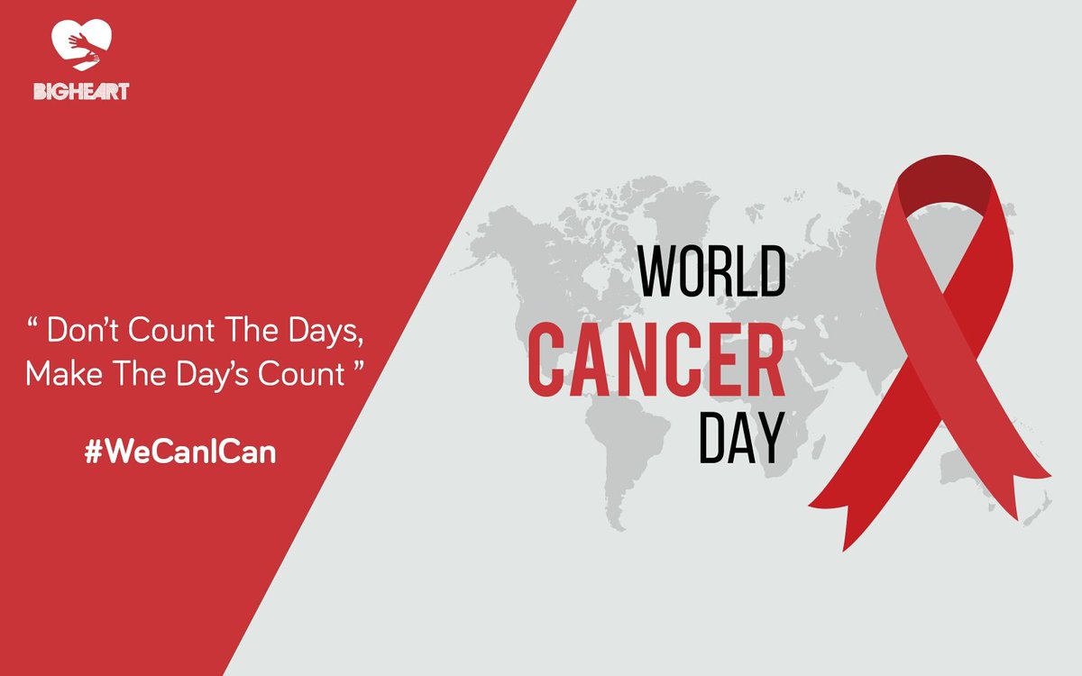 thebigheartngo's tweet photo. World Cancer Day.
Stay safe, Stay Aware!

#KissCancerGoodbye this #WorldCancerDay and show the world that #cancer is #NotBeyondUs! https://t.co/7r5Rm8txjn