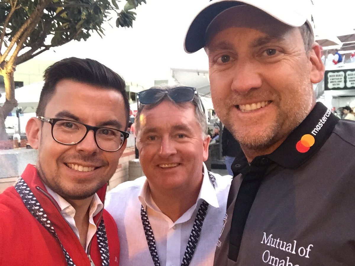 Thanks for the picture <a href="/IanJamesPoulter/">Ian Poulter</a> @OMEGAGolfDubai. #DDC17