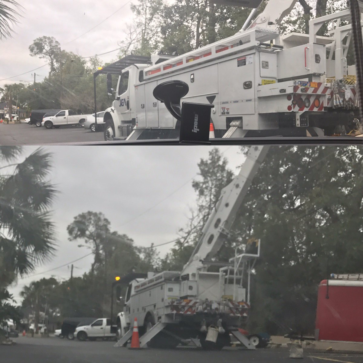 JJS_7913's tweet photo. Thank You! @NewsfromJEA for your prompt service because god knows I can't live like this! (A transformer blew and my power is out) https://t.co/G4FfosMJqA