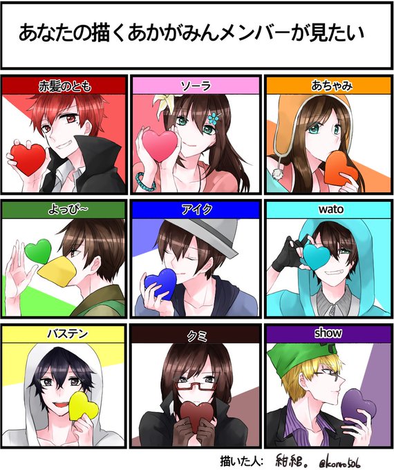 あなたの描くあかがみんメンバーがみたい を含むマンガ一覧 いいね順 ツイコミ 仮
