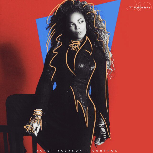 JanetEuphoria's tweet photo. #Throwback to 02/04/16 when we Celebrated #JanetJackson's #Control30 with this re-imagined album cover by @jaimcferran ❤ https://t.co/80R7QyMldg