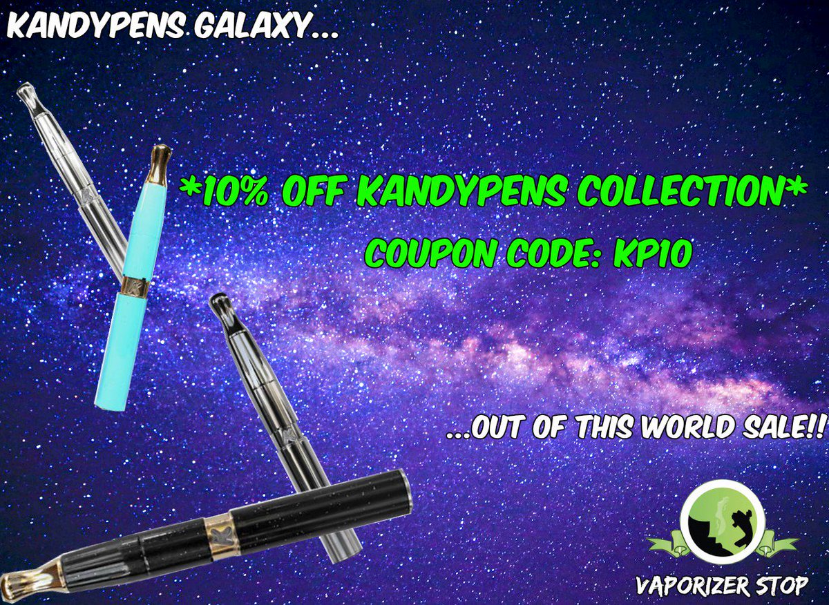 HalfBakedGood's tweet photo. 10% OFF #Kandypens!  Shop now for the best deals on #vaporizers #grinders and much More! #vaporizerstop #magicalbutter https://t.co/wMNgjY1AYB