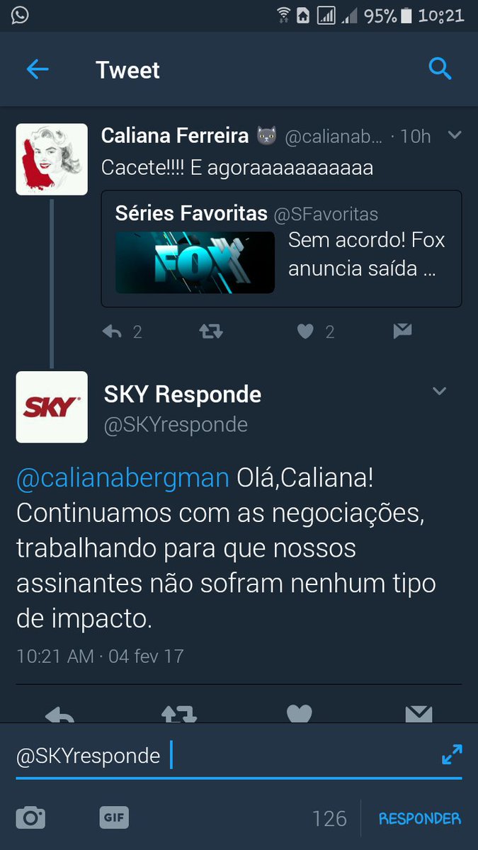 CalianaFerreira's tweet photo. Acho  que já sofremos #FicaFox https://t.co/x41wFczL9p