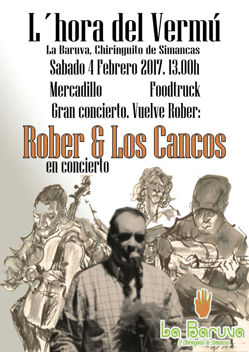 En un rato comenzamos!
Todo el evento será DENTRO del chiringuito, al calor de las dos chimeneas.
Recuerda, mercadillo y concierto