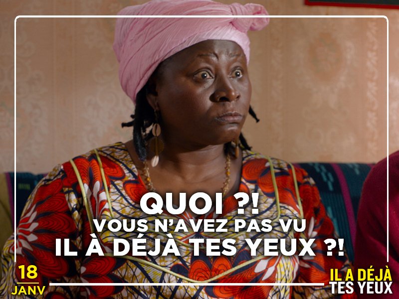 ugcdistribution's tweet photo. Ne vous attirez pas les foudres de #MariePhilomèneNGA et ne trainez plus pour aller voir #IlADéjàTesYeux ! Actuellement au cinéma https://t.co/C7GogMT5UM