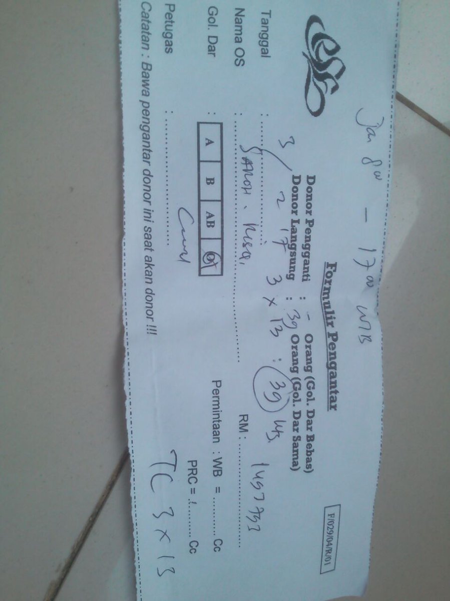 eldianalis's tweet photo. @Blood4LifeID mohon responnya segera yaaa keponakan teman saya mengalami pendarahan di kepala. Bisa konfirmasi lewat dm makasih https://t.co/3lkZps2hqc