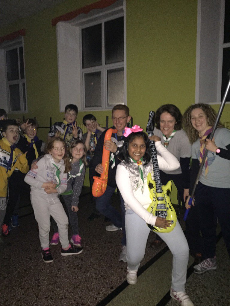 Rocking the night away <a href="/WaterfordScouts/">Waterford Scouts</a> County Cubs fun w/end <a href="/MountMelleray1/">Mount Melleray</a>