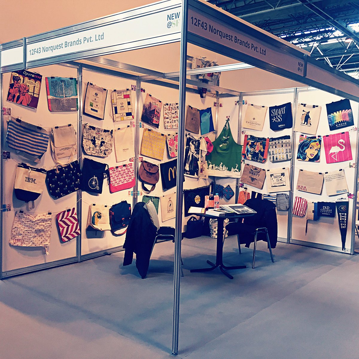 norquestbags's tweet photo. Here we go.. Spring Fair 2017; NEC Birmingham, UK. Do come visit, we would love to meet you. #SpringFair2017 https://t.co/8AKUdVtZF2