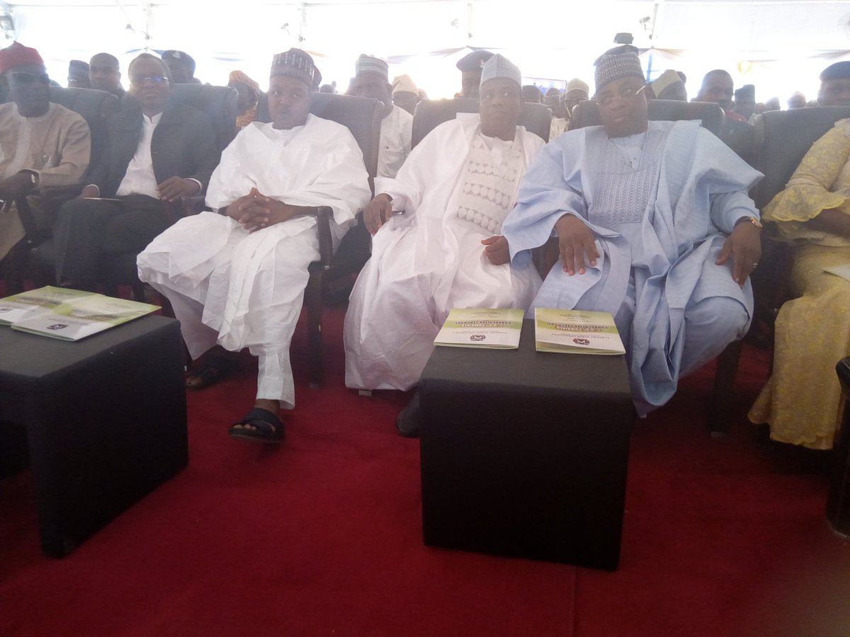 alutadarf's tweet photo. Governors @GovMAA , @AWTambuwal , @AABagudu And @elrufai Of #Bauchi, #Sokoto, #Kebbi And #Kaduna States In #Plateau For #PLASUconvocation https://t.co/BWXYEJAL3b