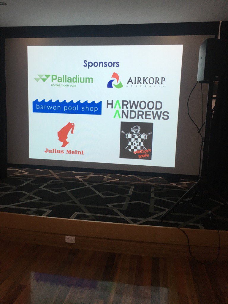 RodPayneHA's tweet photo. @harwoodandrews sponsoring North Geelong Warriors tonight https://t.co/yXVCUBGBGV
