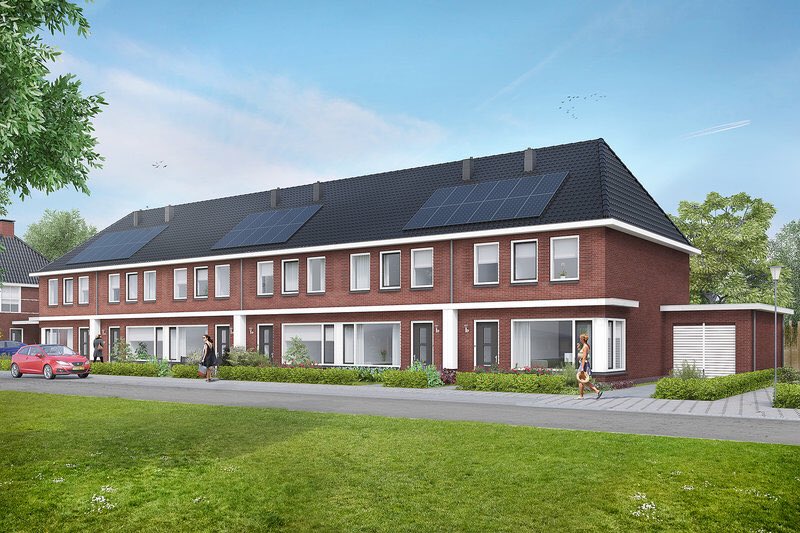 Nieuw in verkoop, 6 prachtige woningen te Bitgum; direct aan 'De Haak' gelegen. Vanaf €. 165.000,- Vrij Op Naam. lont.nl/woningbouw/fji…
