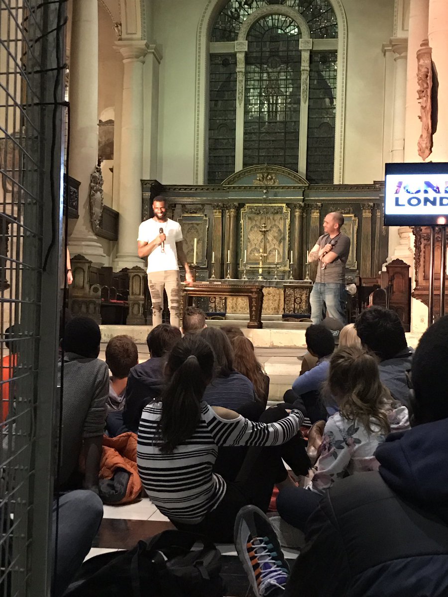 IgniteLondon's tweet photo. @ChrisCool32 sharing his story Last night.10 yp responded for prayer after gospel message @THCC_Youth @stalbansfulham @htscnw3 https://t.co/DQOHZENgOy