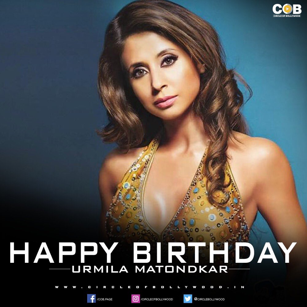Wishing Urmila Matondkar a very happy birthday! 