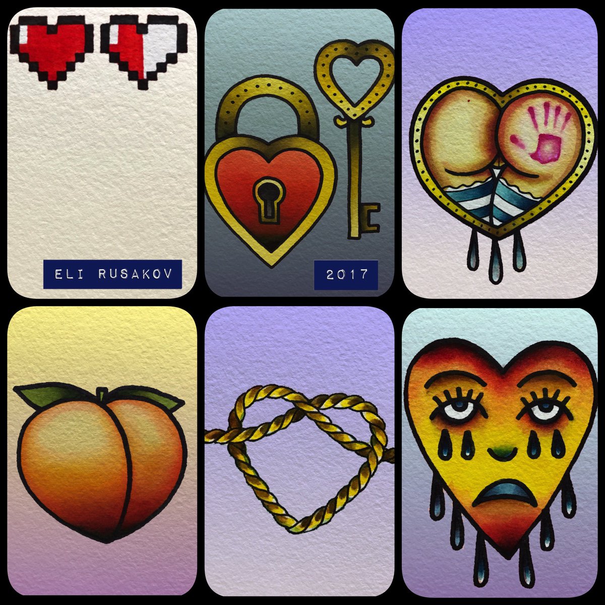 alucardi_b's tweet photo. 👾 8>bit bert grimm #bertgrimm #valentine #peachemoji #8bit #spitshade #watercolor #tattooflash #flash #artdistricttattoo #traditionaltattoo https://t.co/CU67NakIzB