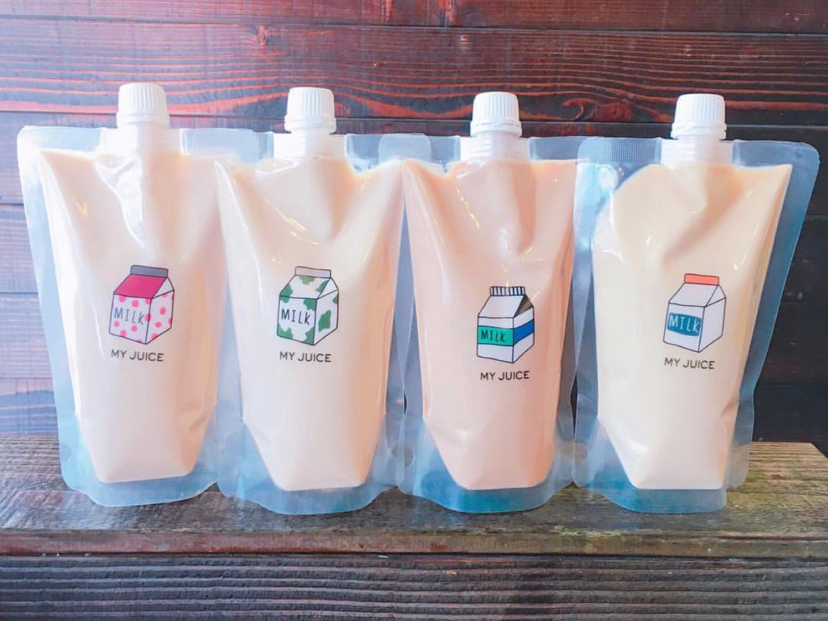 韓国情報公式サイト와바바 ワババ 可愛いボトルがいっぱい Myjuice マイジュース また可愛い 新メニュー が登場 ミルクの絵が描かれてある ミルクティー 韓国情報 ワババ Wababa 와바바