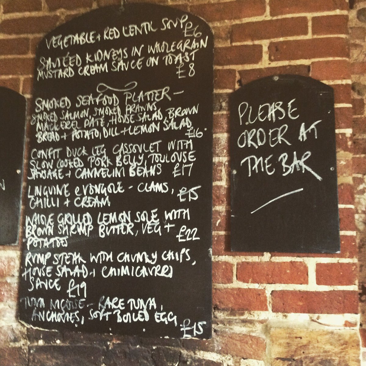 SalthouseDunCow's tweet photo. Today's specials #duncow #norfolk #pubs #beer #wine #seafood #redpoll #steak #duck #tuna #rugby https://t.co/3gqYP7KU2X