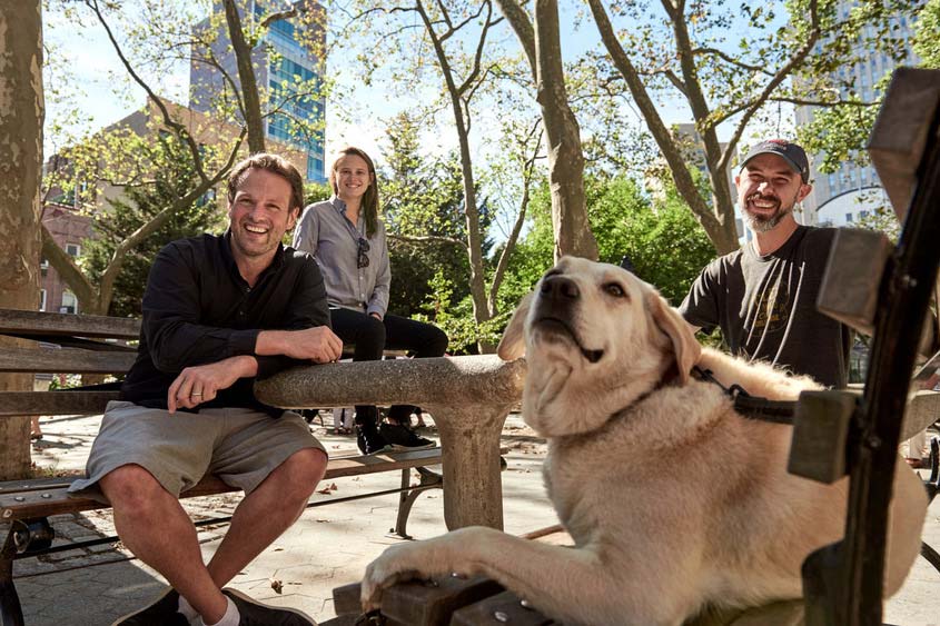 TheHundert's tweet photo. Hope you're enjoying your Saturday πΆ @bark are building a #DisneyForDogs. We met Molly and the team! https://t.co/7Sw0Cjfm8u https://t.co/xqjulhjNXe
