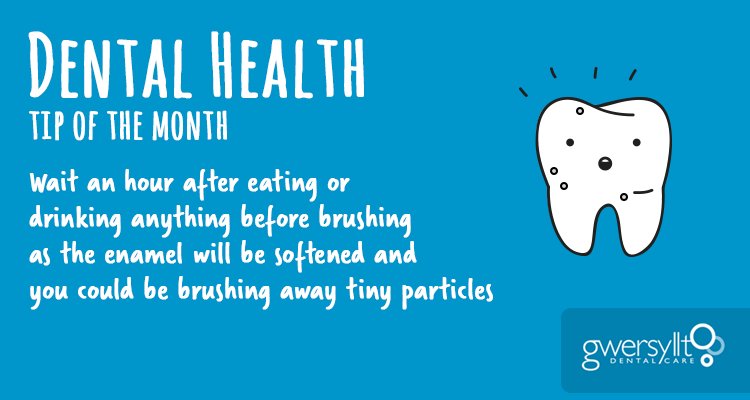 dentistwrexham's tweet photo. Dental Health Tip of the Month - February - https://t.co/SdbOMzVNG1 https://t.co/T2jg6PnTZc