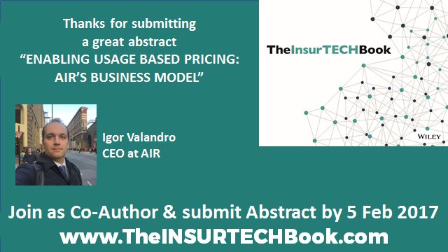 InsurTECH_Book's tweet photo. Thanks Igor Valandro @IgorYCw for your abstract #insurtech #insurance https://t.co/66gSeO4NIM https://t.co/zXVI6Bxryc