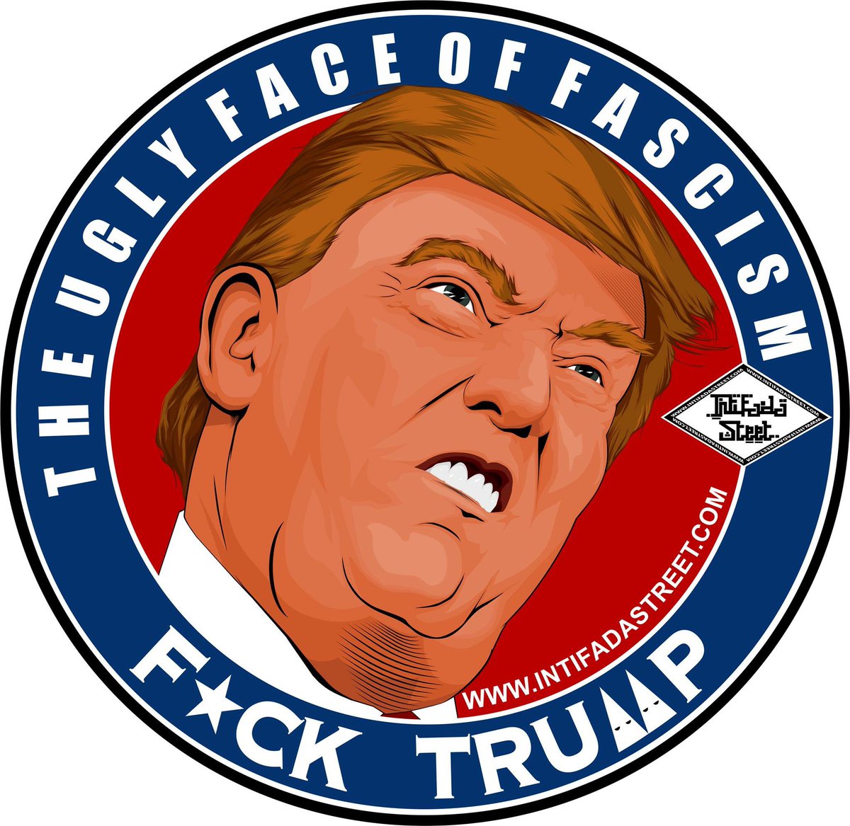 Hanz_revo's tweet photo. "F*CK TRUMP" decal from Intifada Street. Show open contempt for fascism only £11.99.

#intifadastreet #intifadast  #resistance #art #FTRUMP https://t.co/WiTZAXhWmj